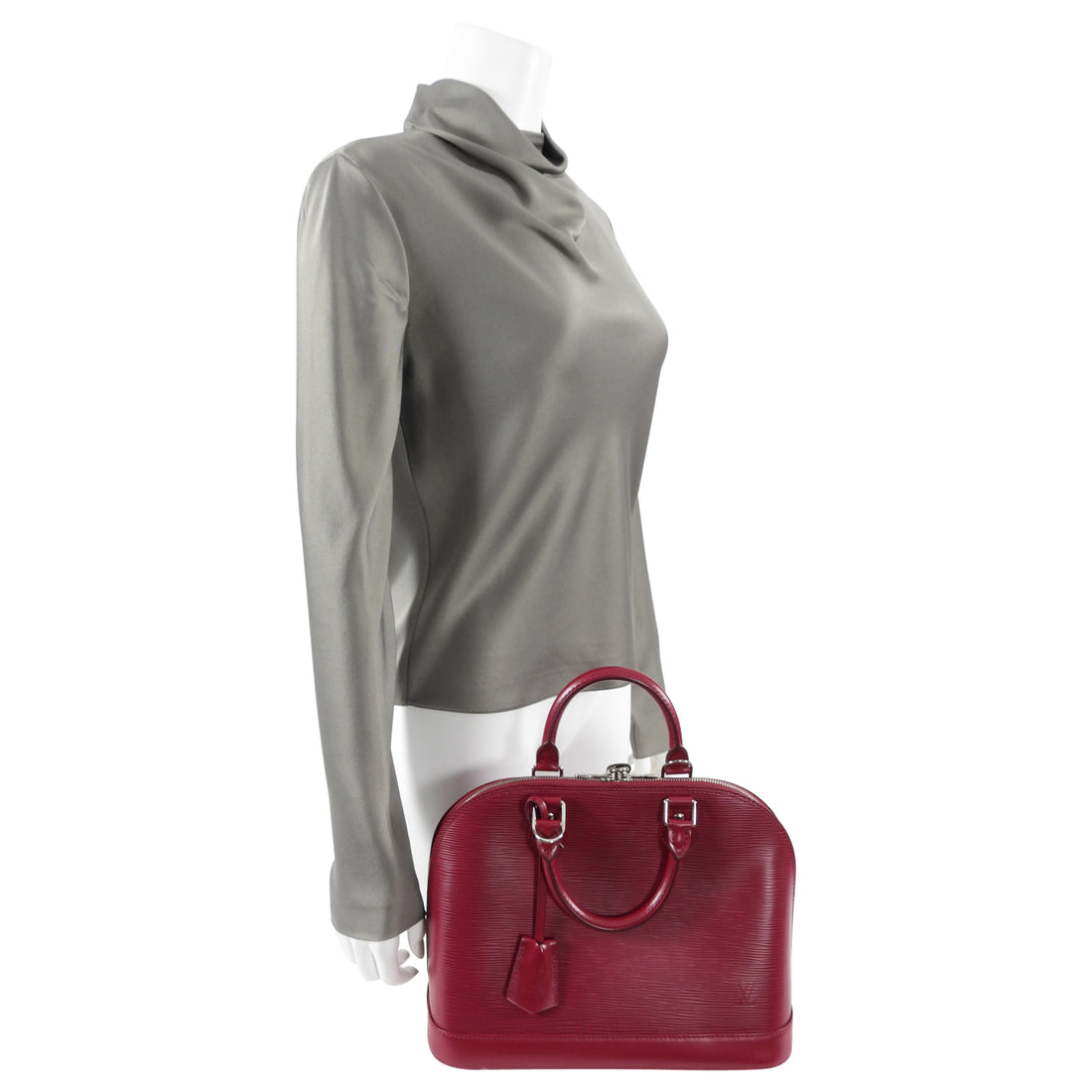 Louis Vuitton Alma BB Epi Leather Bag in Fuchsia - FORD LA FEMME