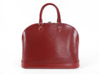 Louis Vuitton Carmine Epi Alma GM Bag 