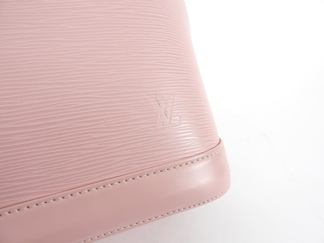 Alma Louis Vuitton CUSHION POUCH Pink Lambskin ref.306631 - Joli