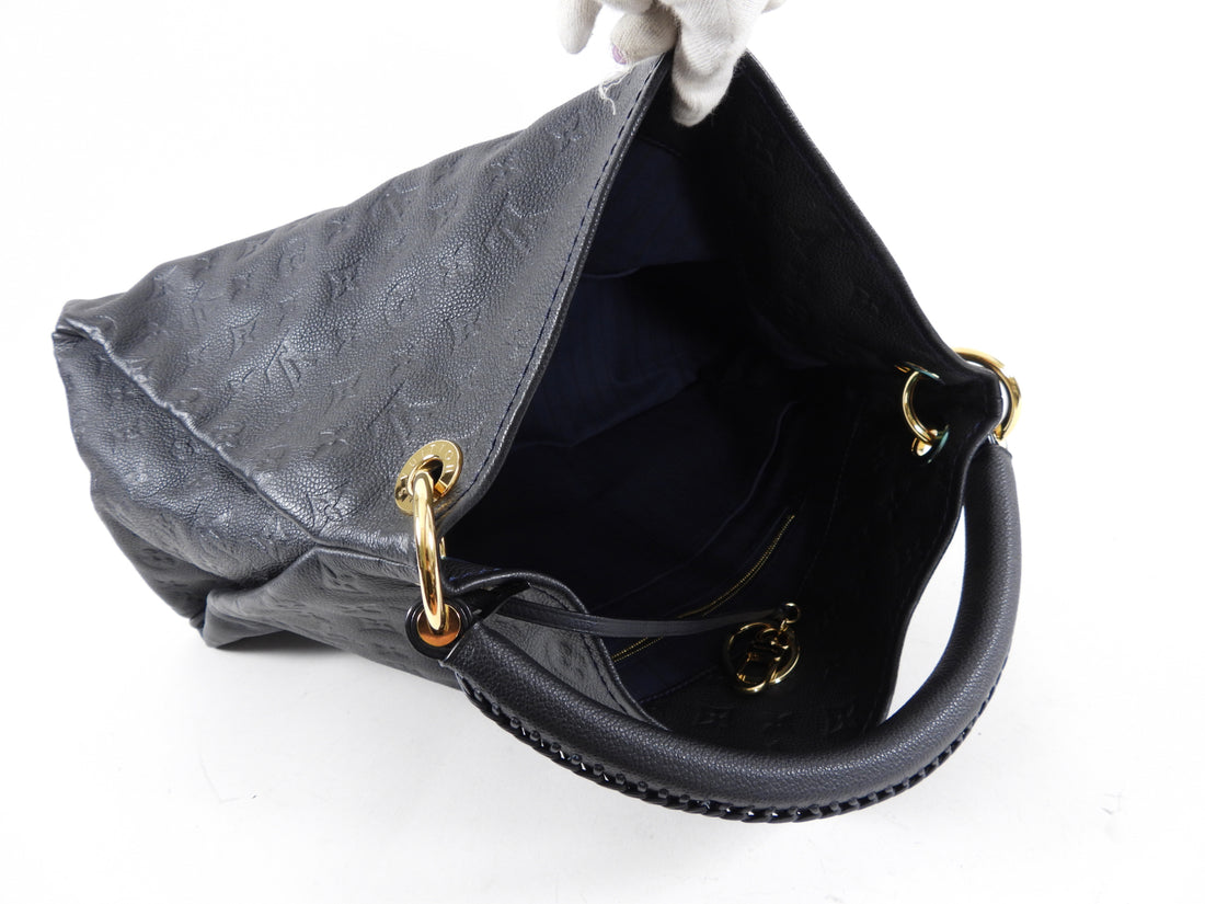 Louis Vuitton Black Empreinte Leather Artsy MM Shoulder Bag – I MISS YOU  VINTAGE