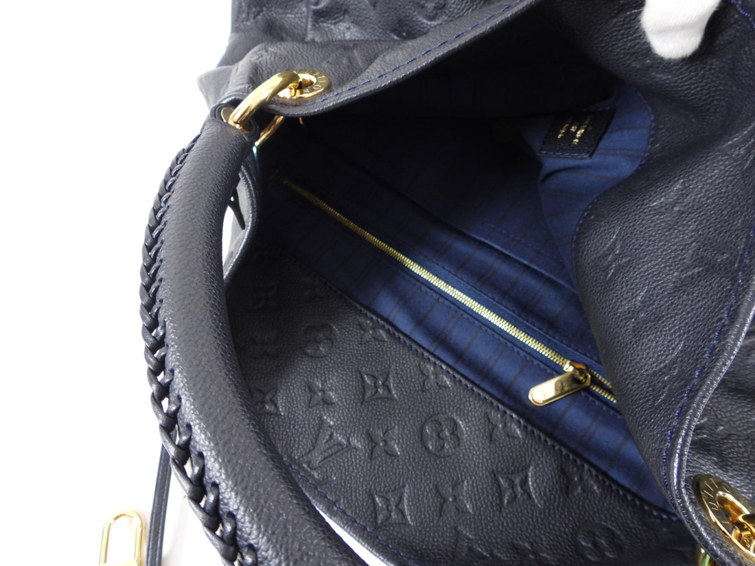 Artsy leather handbag Louis Vuitton Black in Leather - 32312805