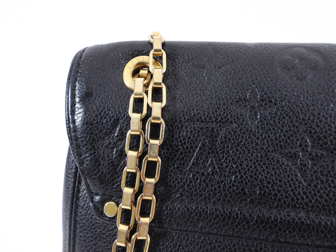 Louis Vuitton Monogram Empreinte Saint Germain MM - Black Shoulder Bags,  Handbags - LOU799302