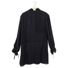 Louis Vuitton Black Silk Pleat Short Shift Dress - FR40 / USA 8
