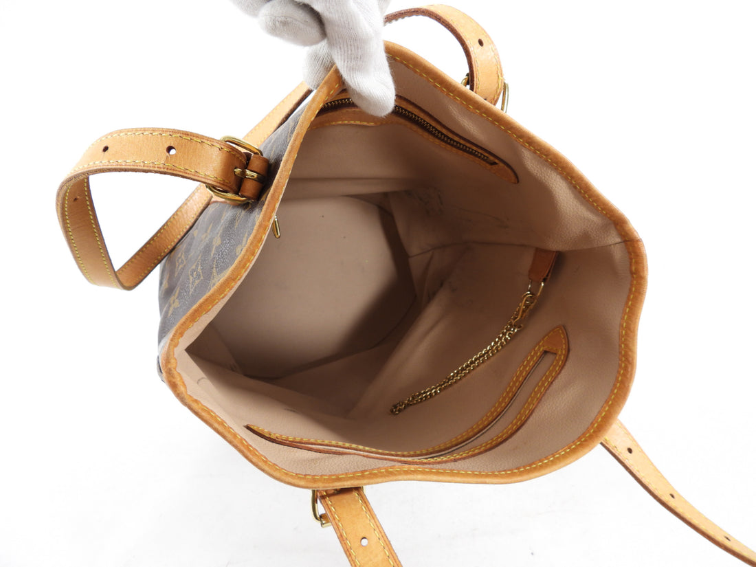 LOUIS VUITTON BUCKET GM Shoulder Bag Monogram Leather Brown M42236 39RC880