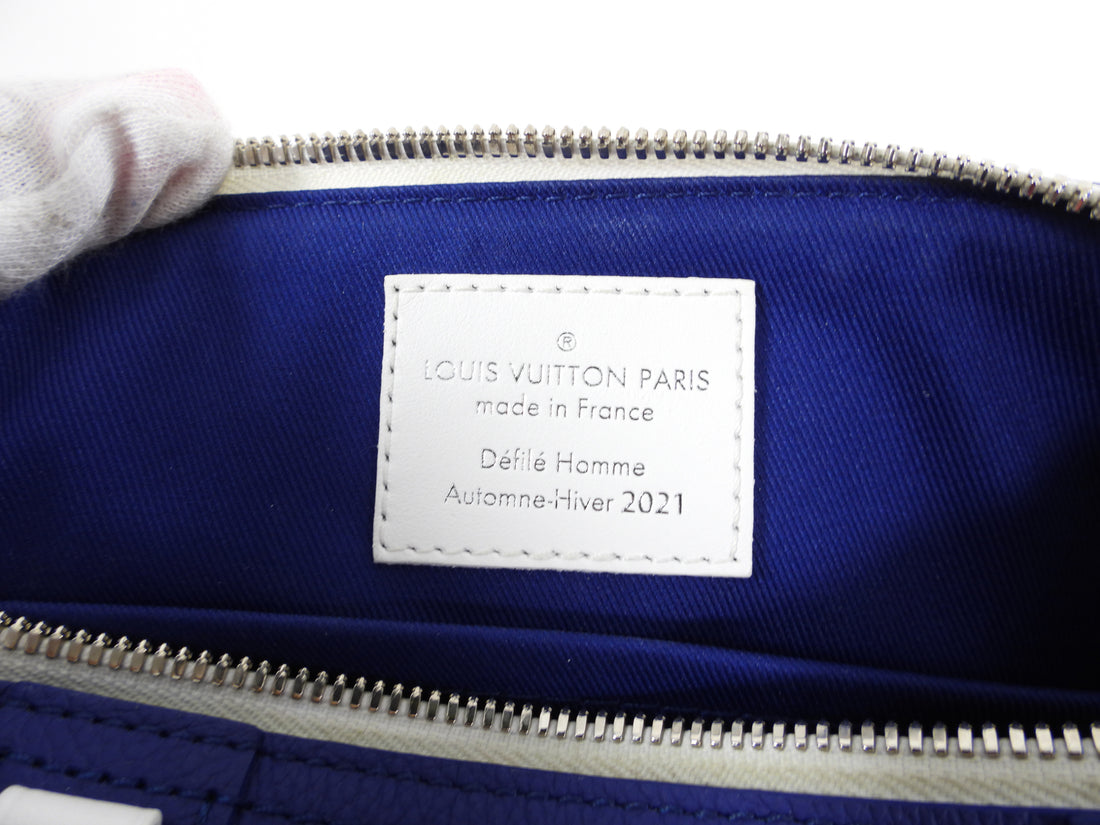 Louis Vuitton AW 2021 Virgil Abloh Blue City Keepall Bag