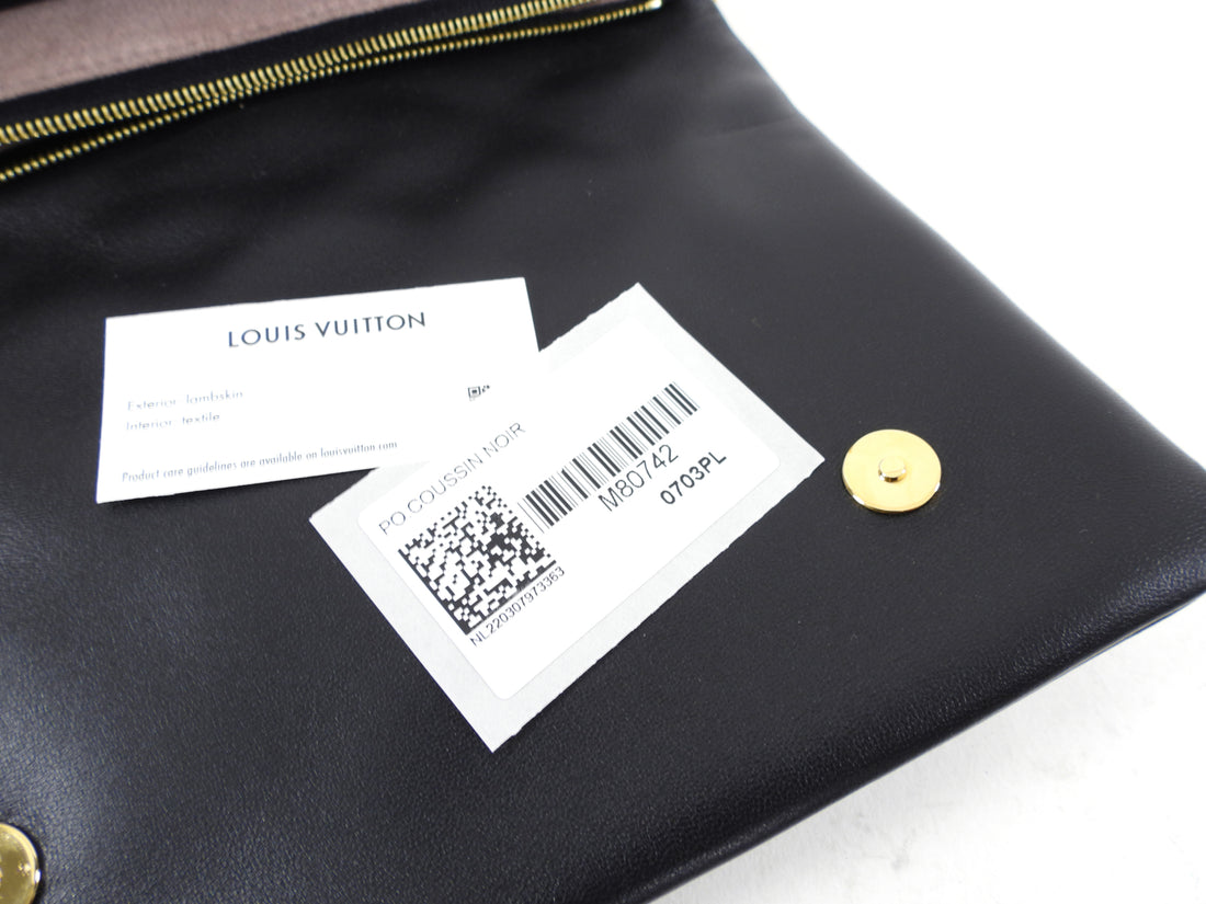 Louis Vuitton Black Quilted Pochette Coussin Bag – I MISS YOU VINTAGE