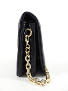 LOUIS VUITTON Pochette Coussin Shoulder Clutch Bag Leather Noir M82116  90188099