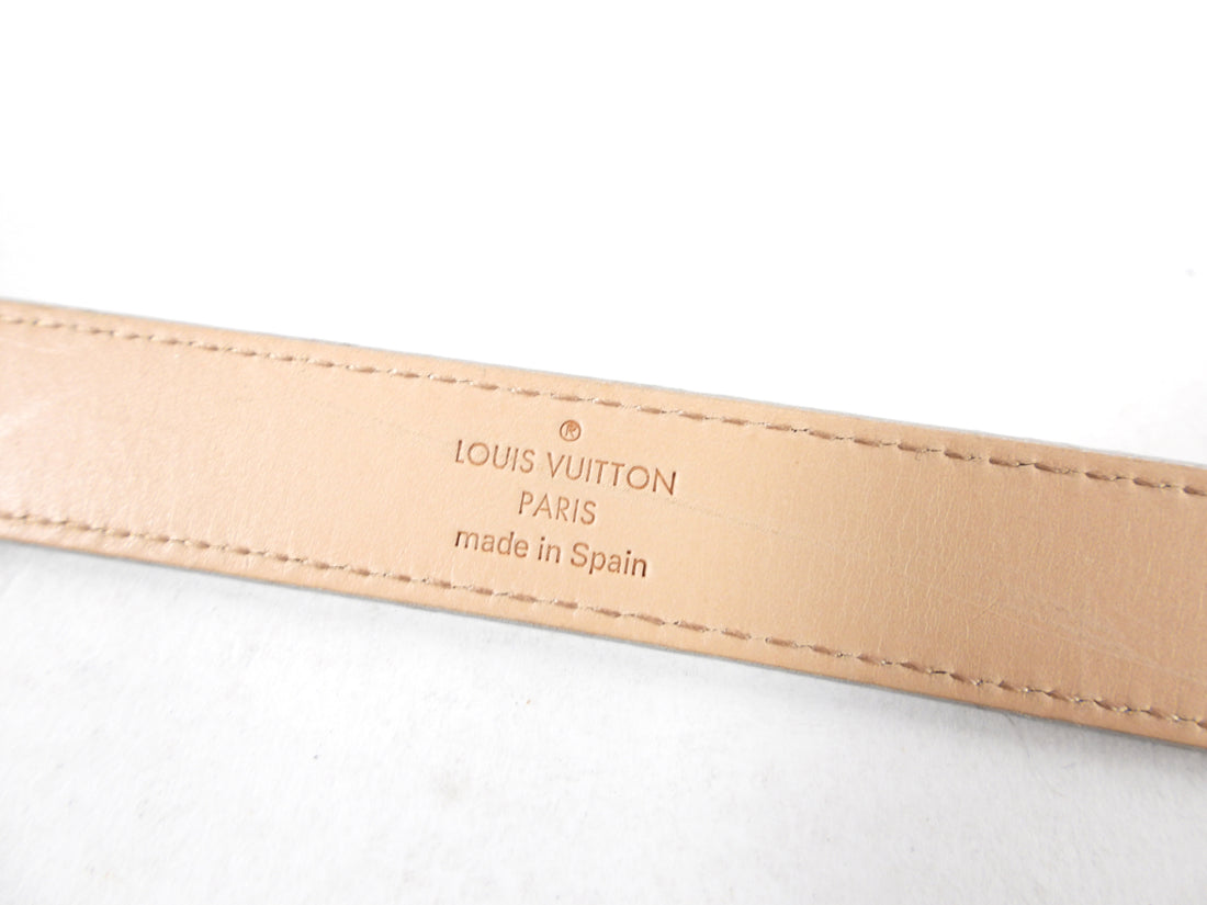 Louis Vuitton Signature Monogram Gold Chain Belt BC1159