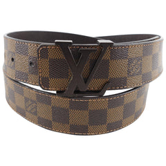 Damier Of Louis Vuitton Grafitt Belts 85 Size Nan