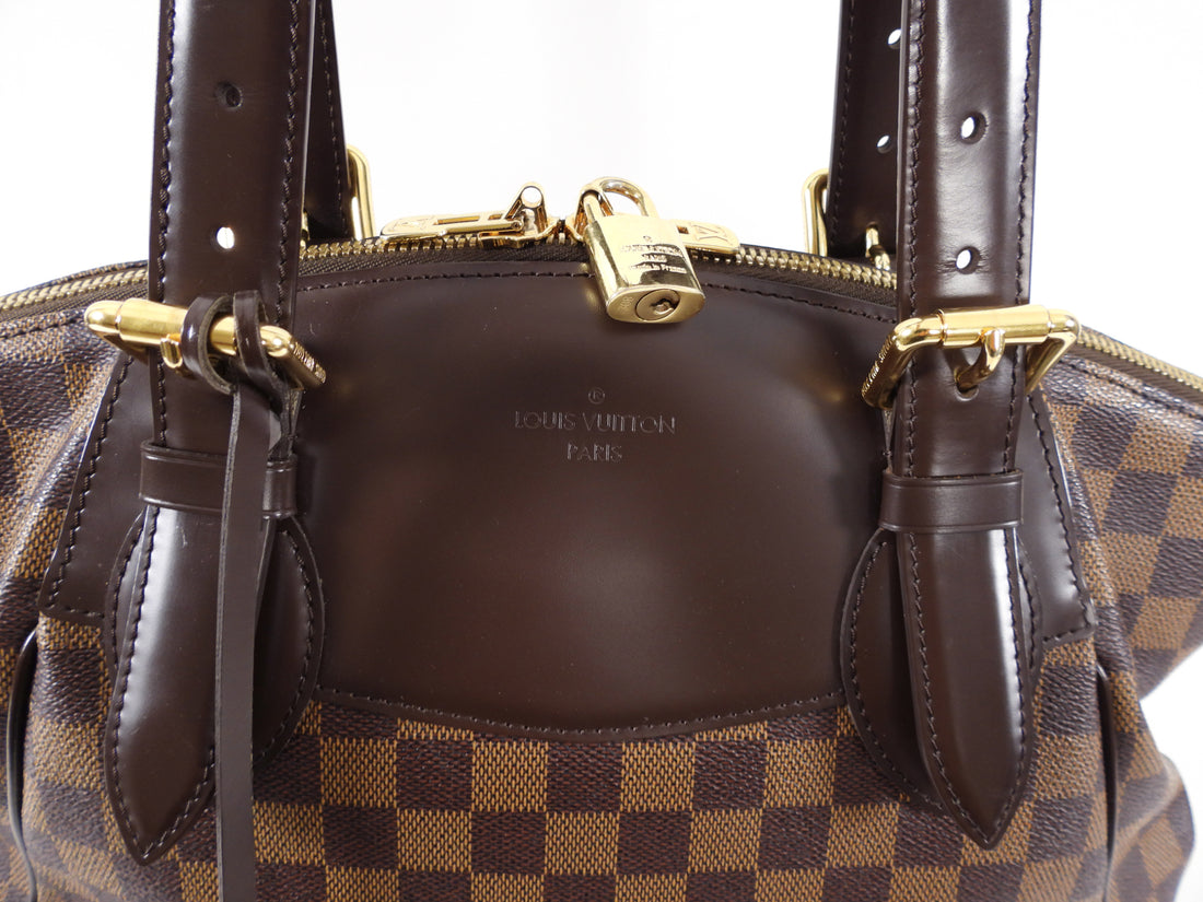 Louis Vuitton 2011 Pre-owned Damier Ebène Verona mm Shoulder Bag - Brown