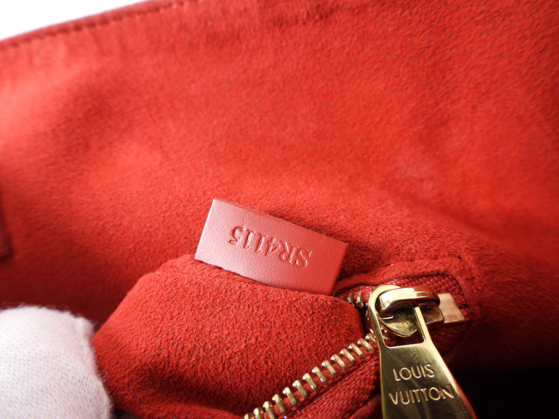 Louis Vuitton 2015 Caissa Hobo Damier Ebene Rose Ballerine Tote Should -  MyDesignerly