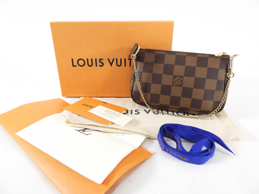 Louis Vuitton Damier Ebene Mini Pochette Accessoires (SHF-19508) – LuxeDH