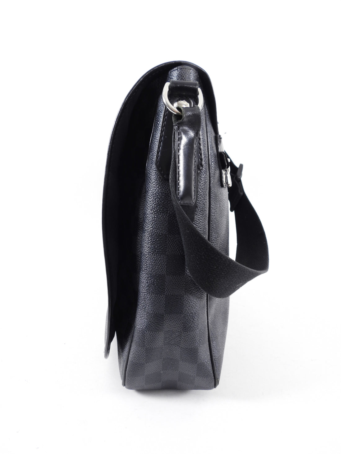 Louis Vuitton Black Damier Graphite Icare Laptop Bag Grey Leather Cloth  ref.134745 - Joli Closet
