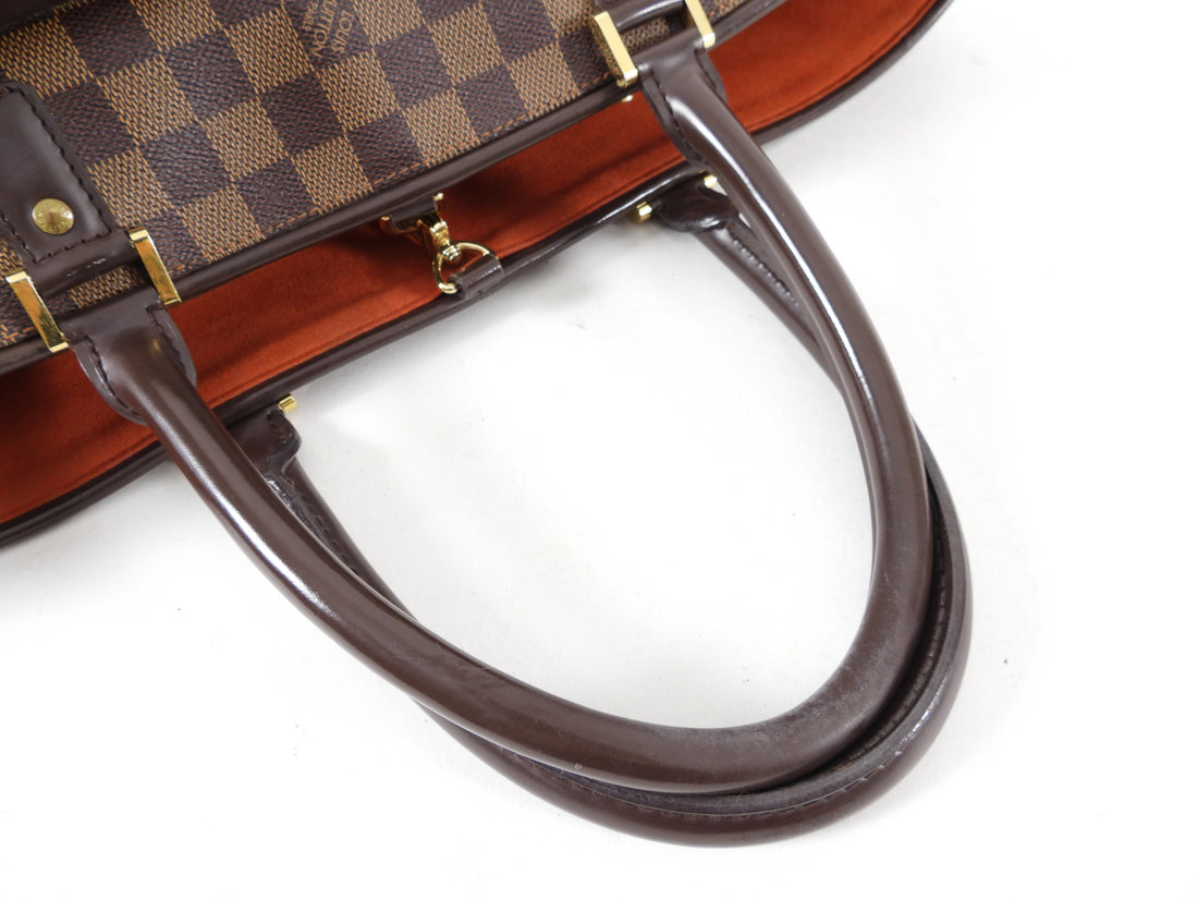 Louis Vuitton Manosque Damier Ebene Tote Handbag – Collectors
