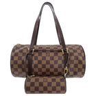 Louis Vuitton Damier Ebene Papillon 30 Roll Bag and Mini Bag Set