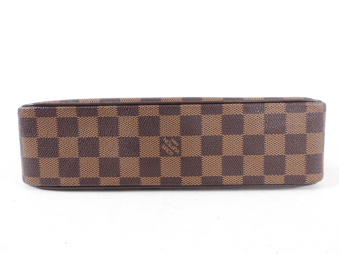 Louis Vuitton Damier Ebene Recoleta Small Baguette Bag