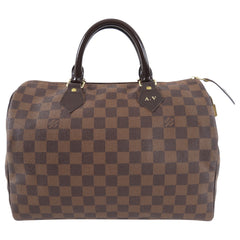 Louis Vuitton Damier Ebene Speedy 30 Bandoulière Top Handle Bag, USA 2019.  at 1stDibs