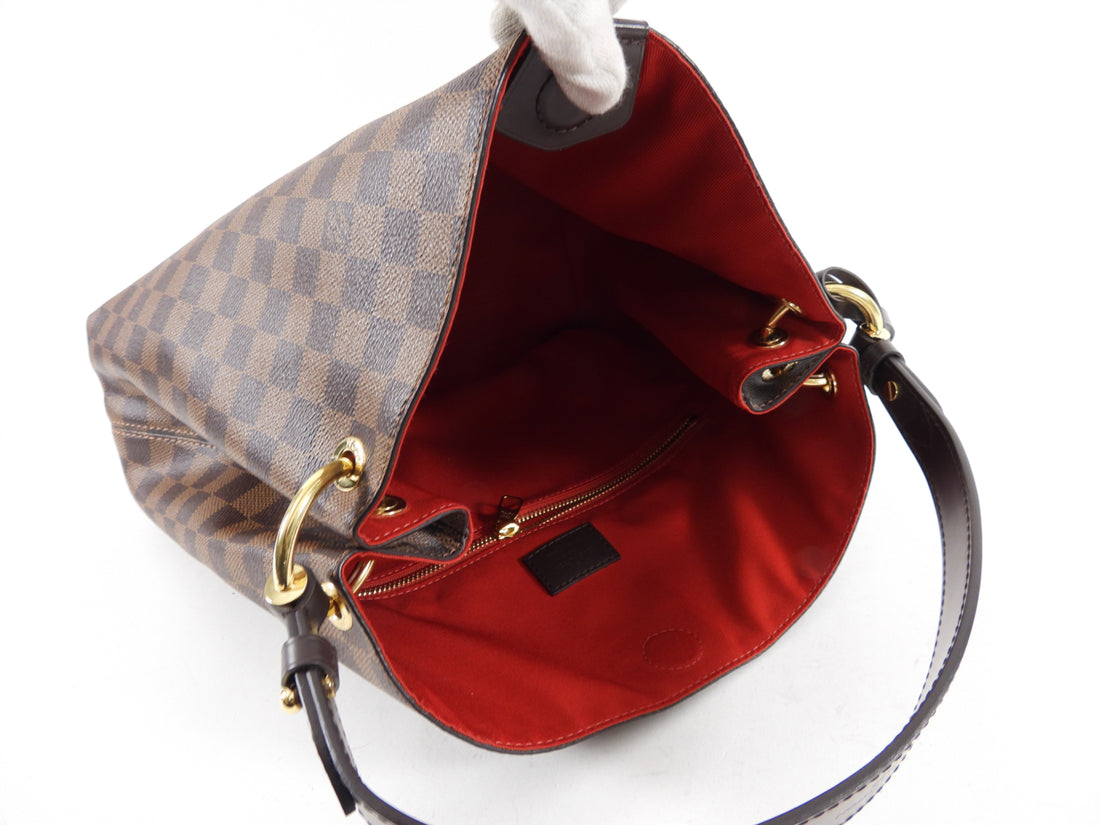 Louis Vuitton Damier Ebene Graceful PM Shoulder Bag