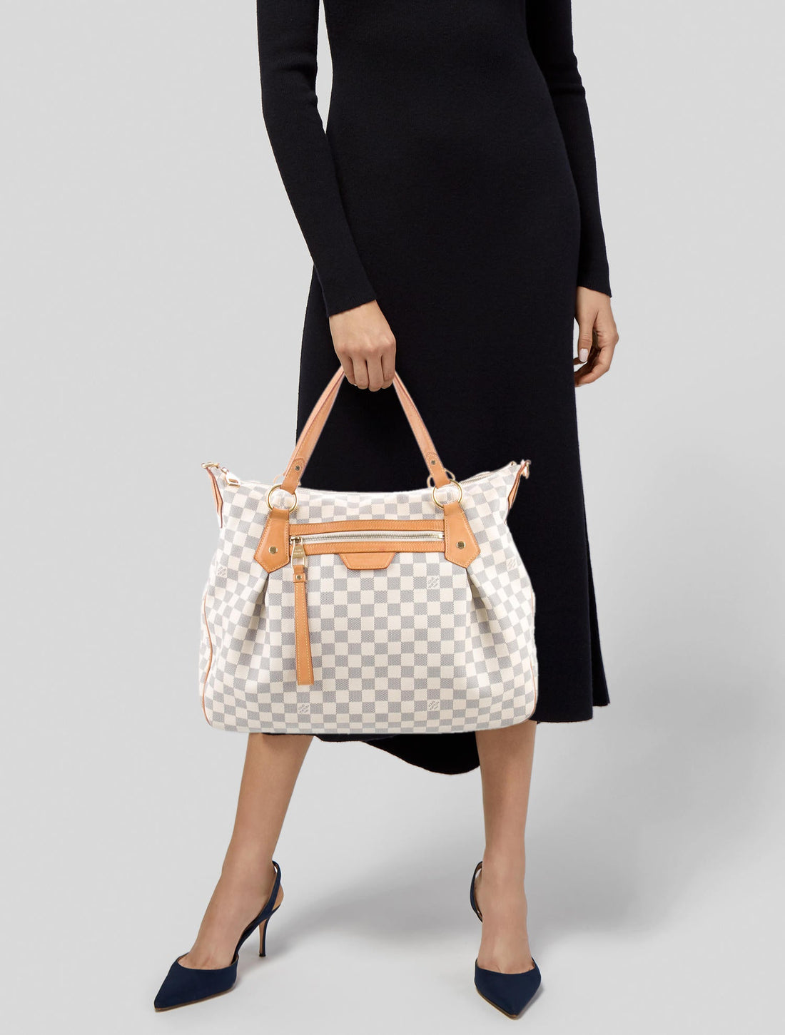 Louis Vuitton Damier Azur Evola 2-Way Shoulder Bag