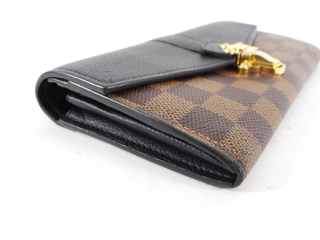Louis Vuitton Clapton Wallet Damier and Leather - ShopStyle
