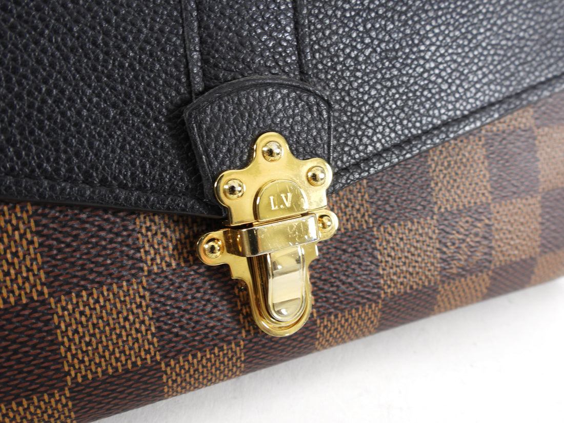 Replica Louis Vuitton Clapton Wallet Damier Ebene N64449 BLV936 for Sale