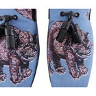 Louis Vuitton x Chapman Brothers Blue Elephant Auteuil Slipper Loafers - 10