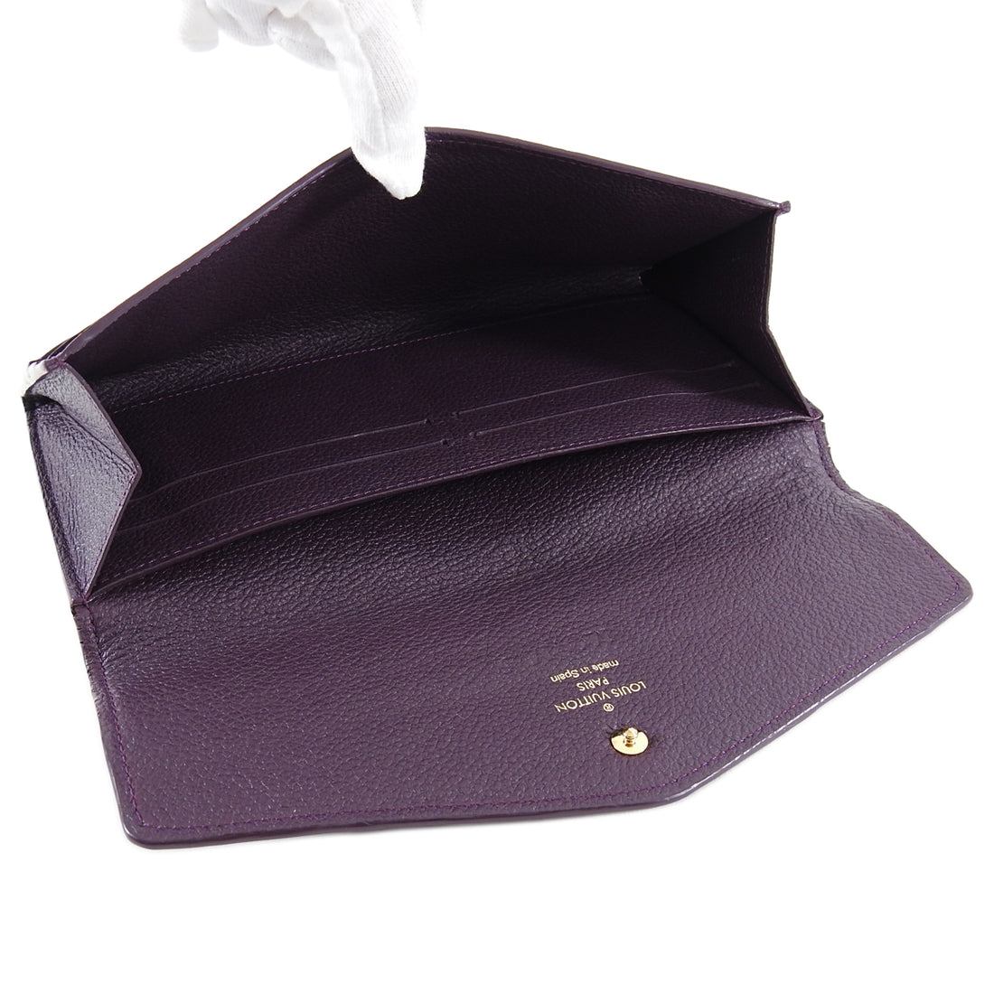 Louis Vuitton Monogram Empreinte Leather Aube/Violet Secret Wallet (72 –  Bagaholic