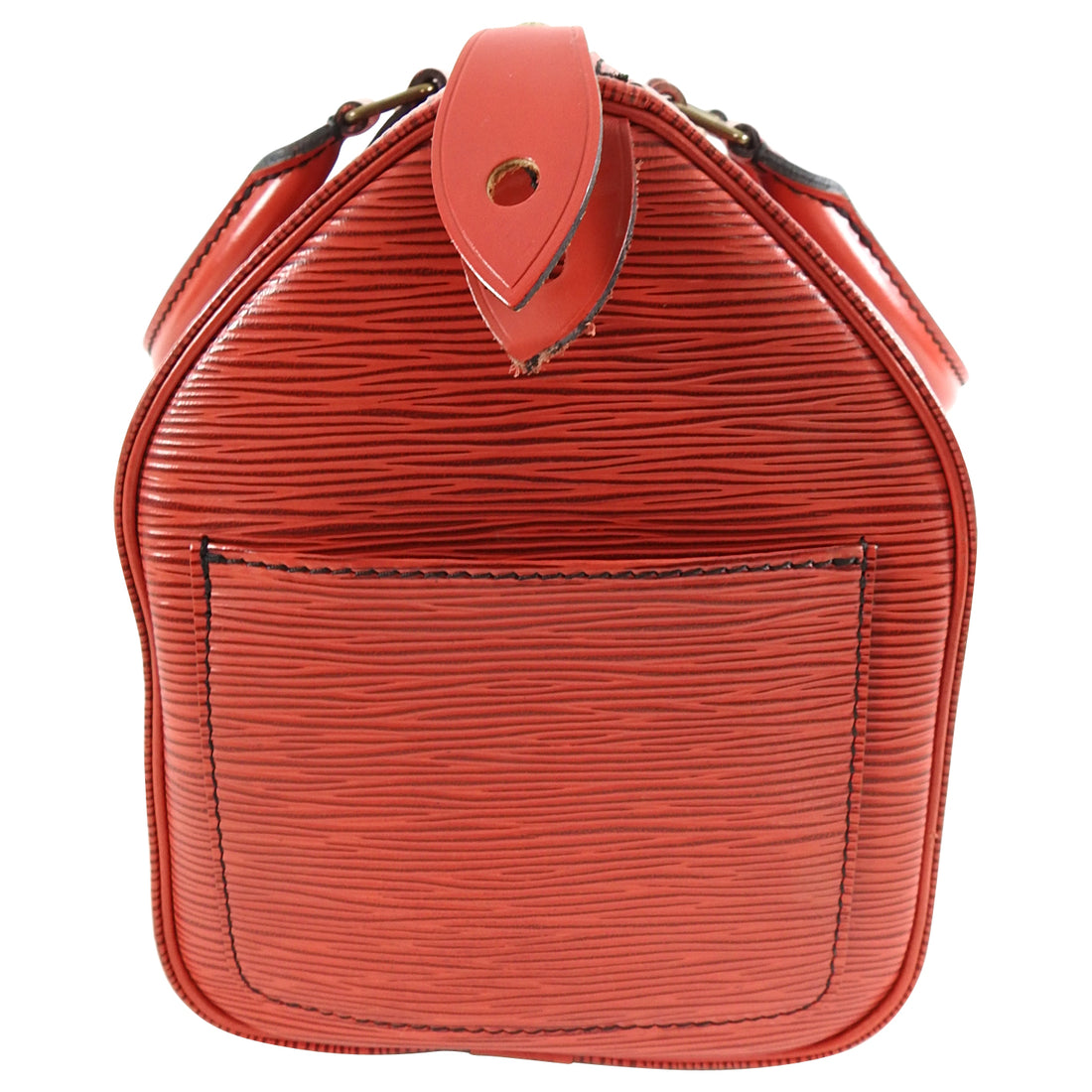 Louis Vuitton Vintage 1991 Red Epi Speedy 25 Bag