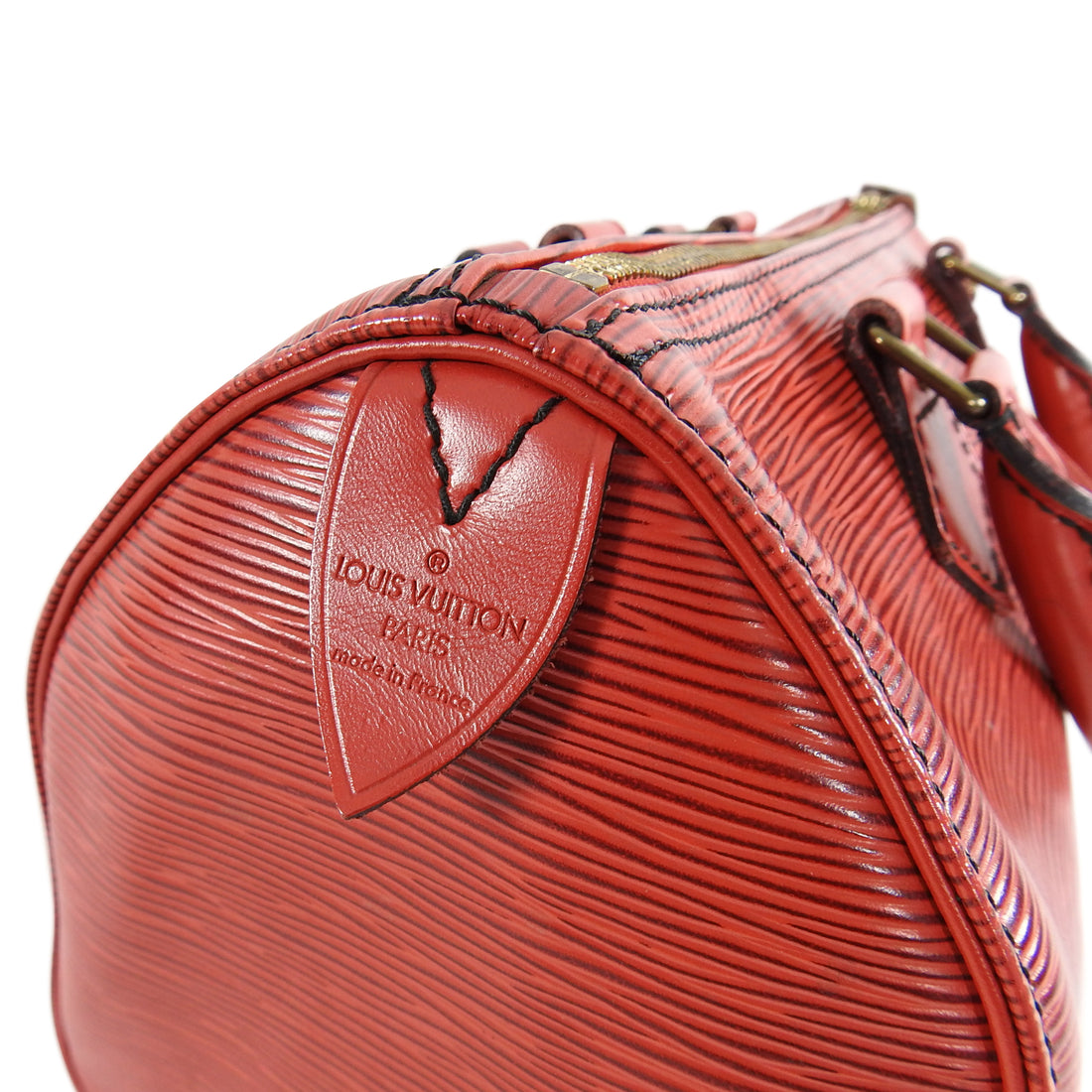 Louis Vuitton Handbag Rare White EPI Speedy 25 Authentic SP 5009