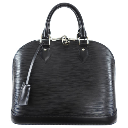 Louis Vuitton Epi Alma PM in Black and SHW