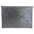 Louis Vuitton Silver and Black Epi Mini Flat Envelope Pouch