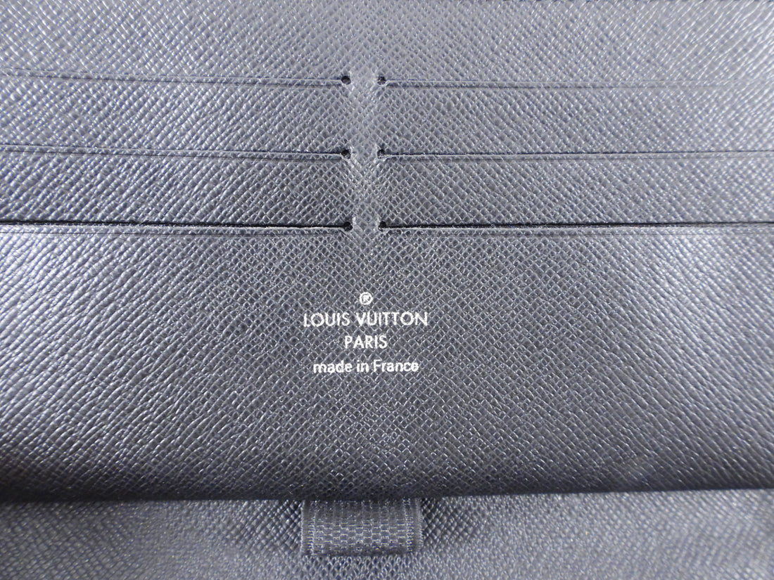 Louis Vuitton Epi Electric Black Zippy Continental Organizer Wallet 