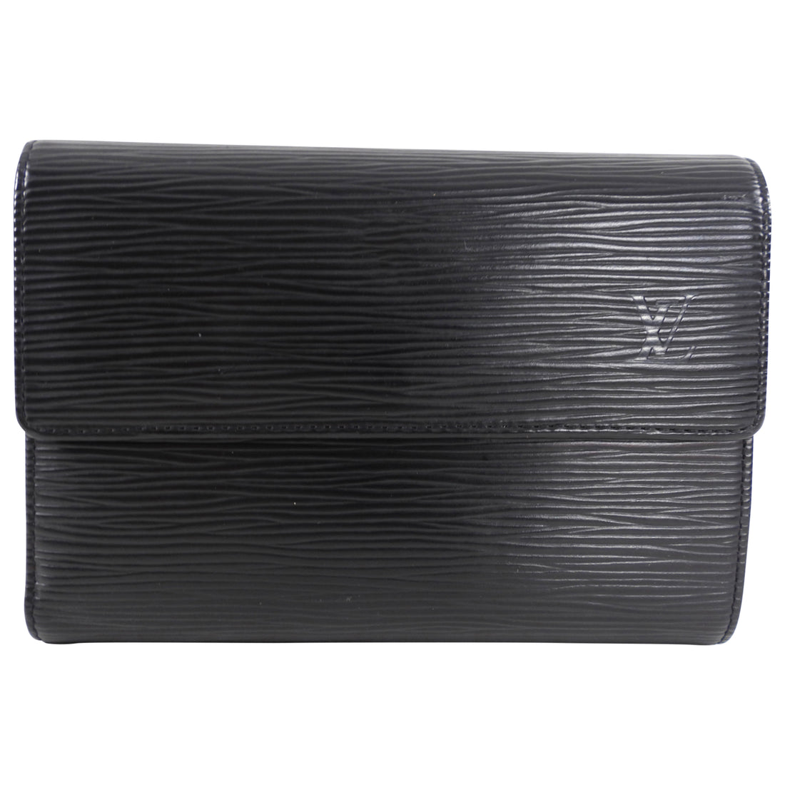 Louis Vuitton Black Vintage Epi Wallet
