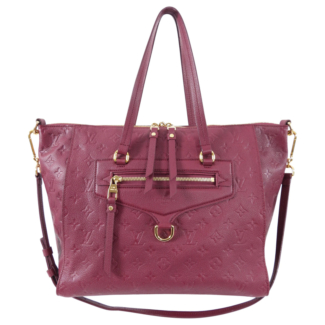 Louis Vuitton Lumineuse Shopping Bag in Raspberry Pink Empreinte