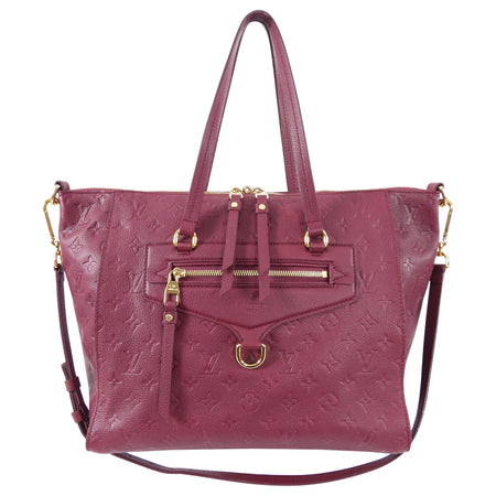 Louis Vuitton Lumineuse Monogram Empreinte Raspberry Two-Way Shoulder Bag