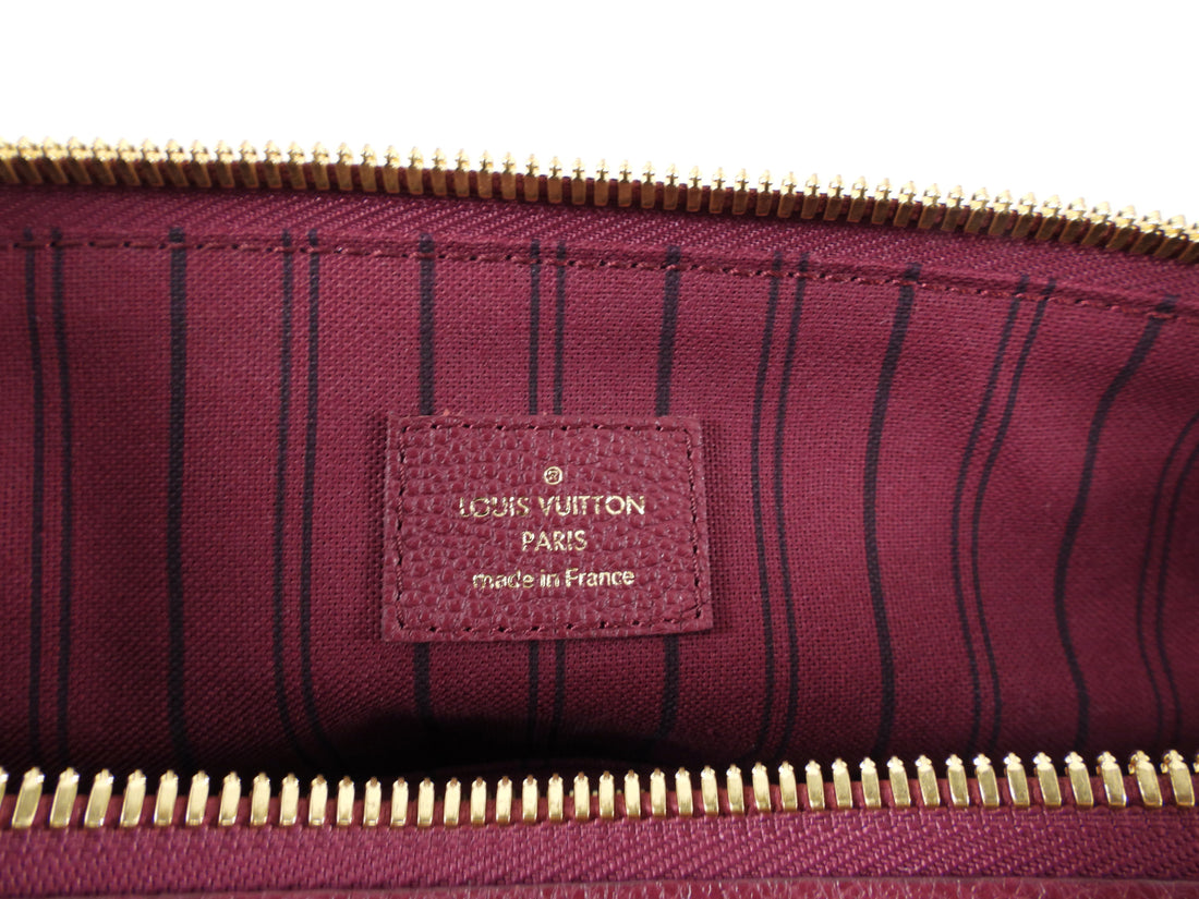 Louis Vuitton Lumineuse Monogram Empreinte Raspberry Two-Way Shoulder Bag