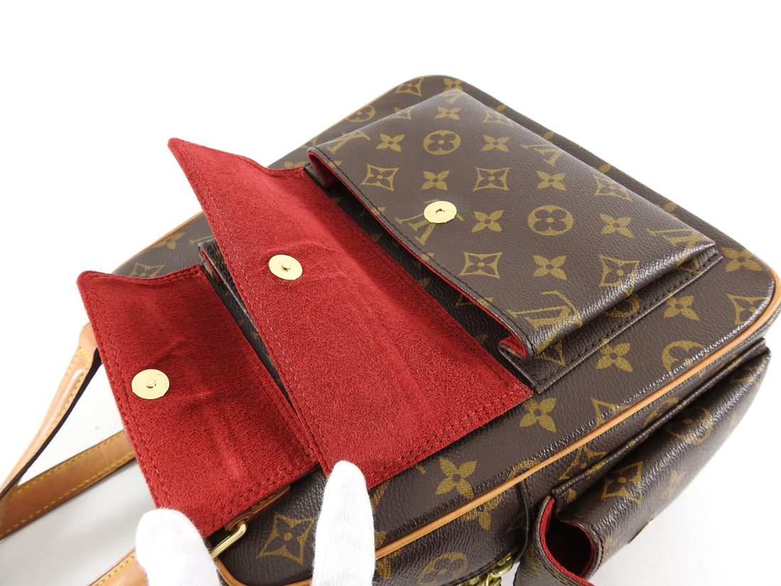 Louis Vuitton Monogram Excentri Cite Hand Bag M51161 LV F8813 GORGEOUS  AUTHENTIC