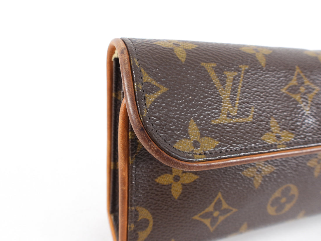 Louis Vuitton 2004 pre-owned Damier Ebène Florentine belt bag - ShopStyle