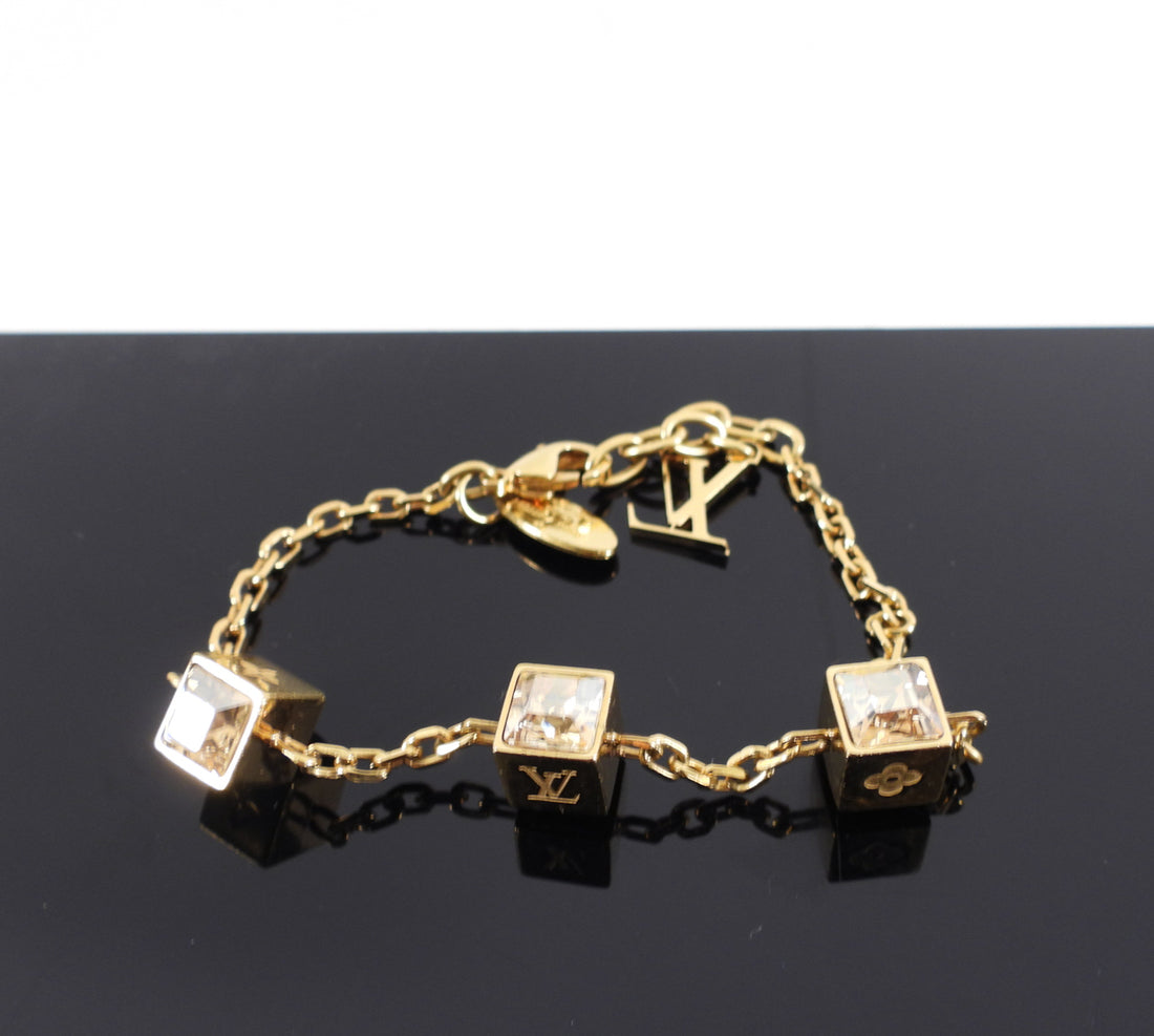 Louis Vuitton Swarovski Crystal Gamble Bracelet – I MISS YOU VINTAGE