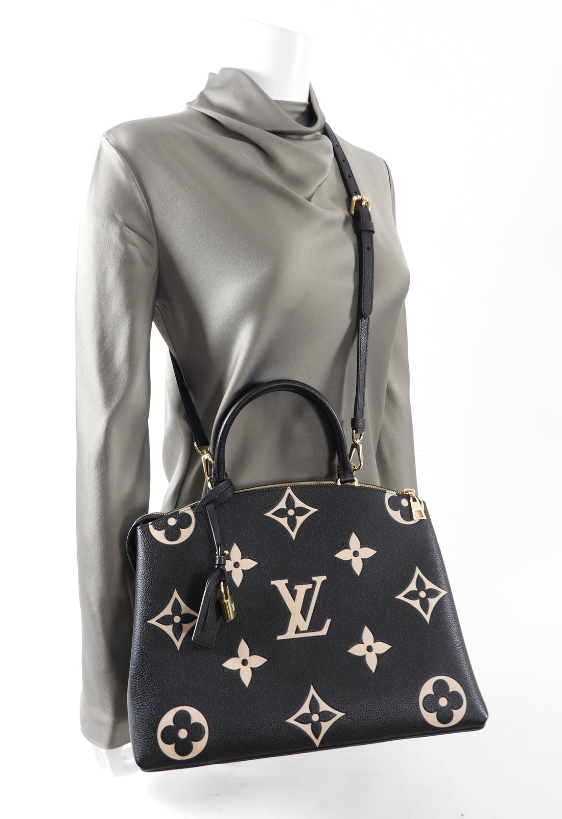 Louis Vuitton Grand Palais Bicolor Monogram Empreinte Bag – I MISS YOU  VINTAGE