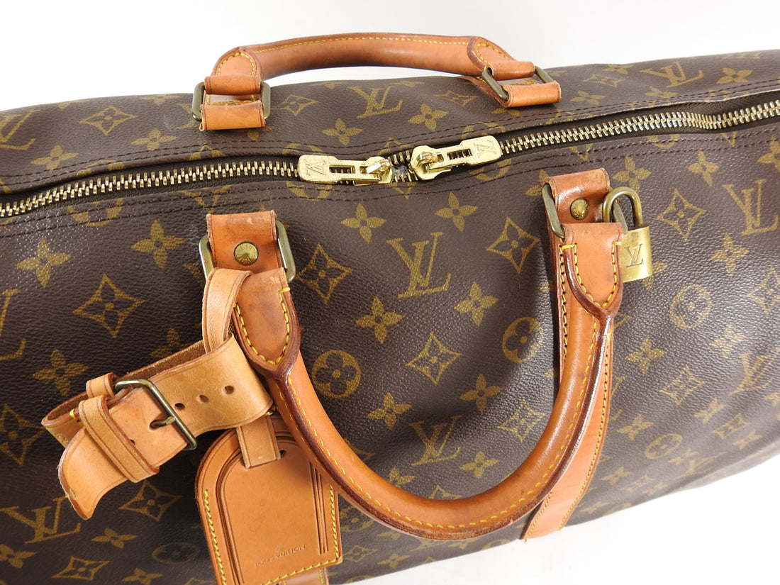 Louis Vuitton Travel Bag Keepall Monogram 55 Mickey Mouse & Pluto