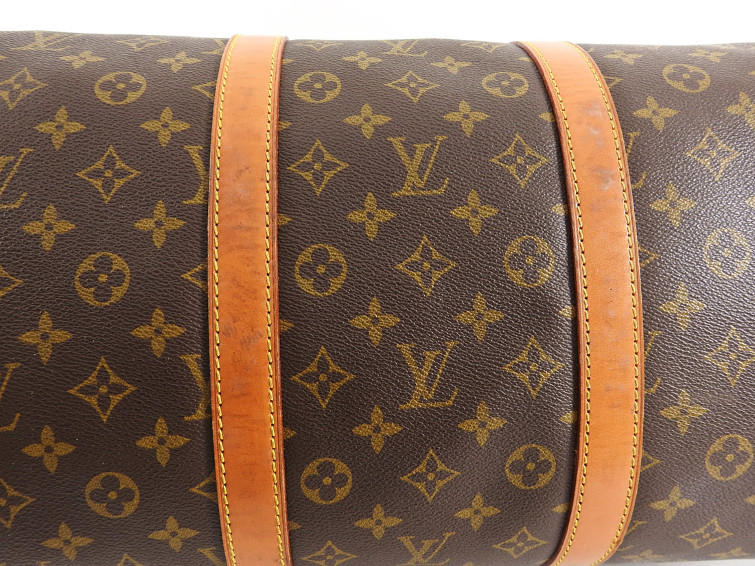 LOUIS VUITTON Monogram Camouflage Keepall 55 Travel Duffle Bag For Sale at  1stDibs