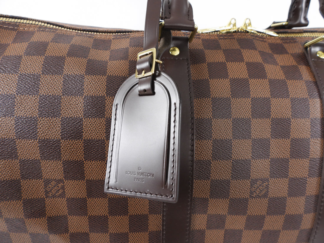 Louis Vuitton Keepall - Lv Damier Ebene Travel Bag
