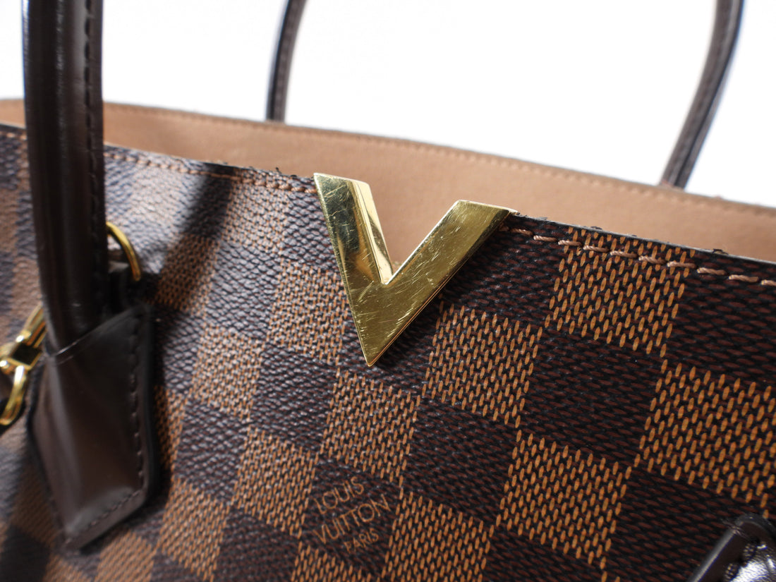 Preloved Louis Vuitton Kensington Damier Ebene Hand Bag DU1176 061223 –  KimmieBBags LLC
