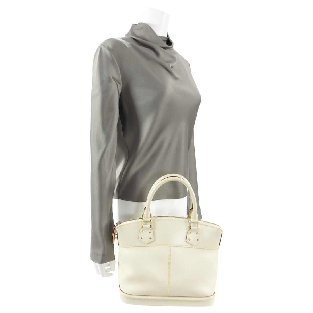 Louis Vuitton Soft Lockit Handbag Leather PM at 1stDibs
