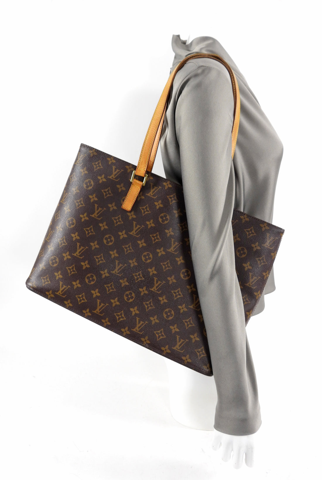 Louis Vuitton Vintage - Monogram Luco Tote Bag - Brown - Leather Handbag -  Luxury High Quality - Avvenice