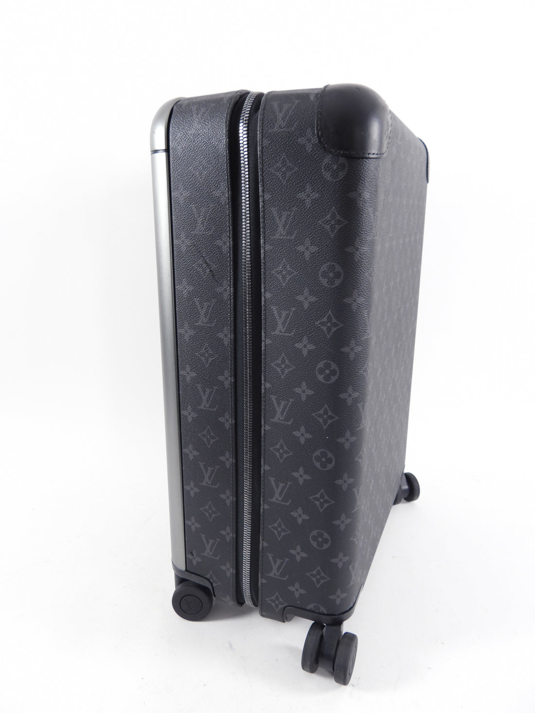 Louis Vuitton Blue Monogram Horizon 55 Luggage used by Lionel