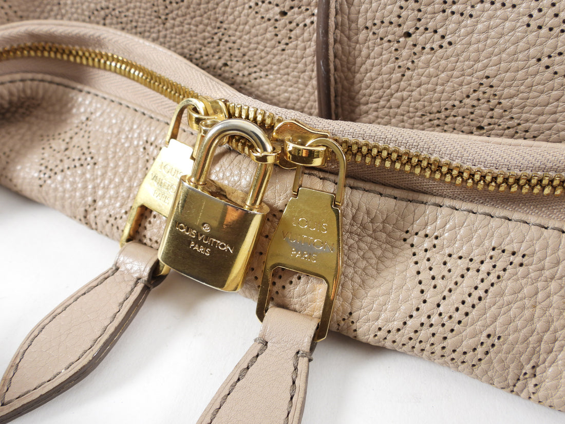 Louis Vuitton Sable Mahina Selene Two-Way Crossbody Bag