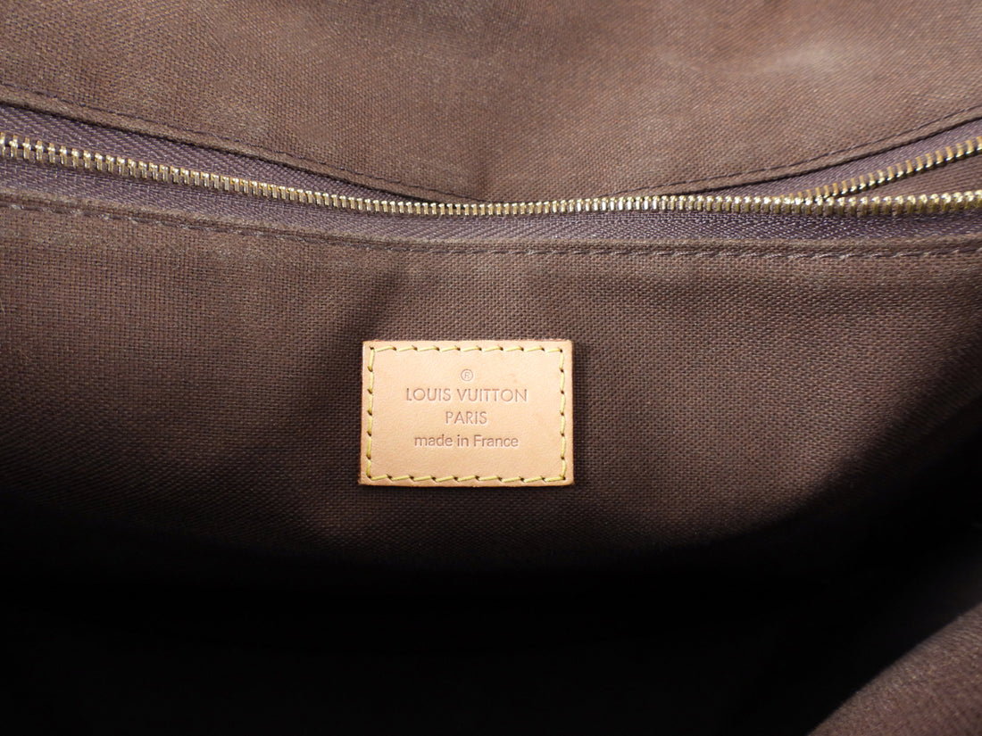 Menilmontant cloth crossbody bag Louis Vuitton Brown in Cloth - 31870309