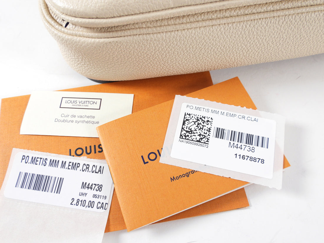 Louis Vuitton Pochette Metis Empreinte Monogram Crossbody Bag